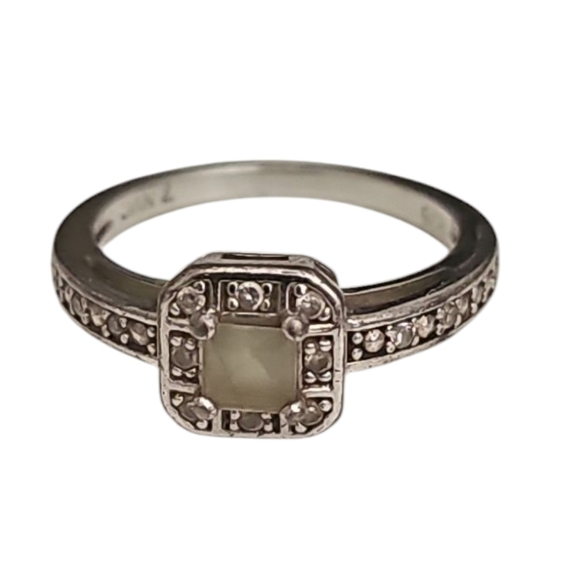 NVC Nataliya V Collister Sterling Silver Gemstones Ring Size 7 Minimalist - Picture 2 of 9